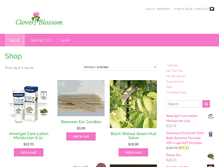 Tablet Screenshot of cloverblossoms.com